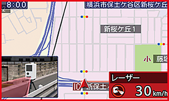 レーザー光を用いたオービス