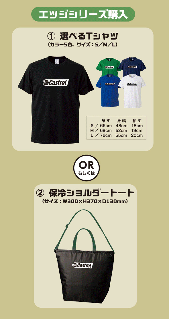 エッジシリーズ購入景品